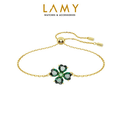 Vòng tay nữ LAMY Idyllia Mixed Cuts Clover Green Bracelet Gold 2086