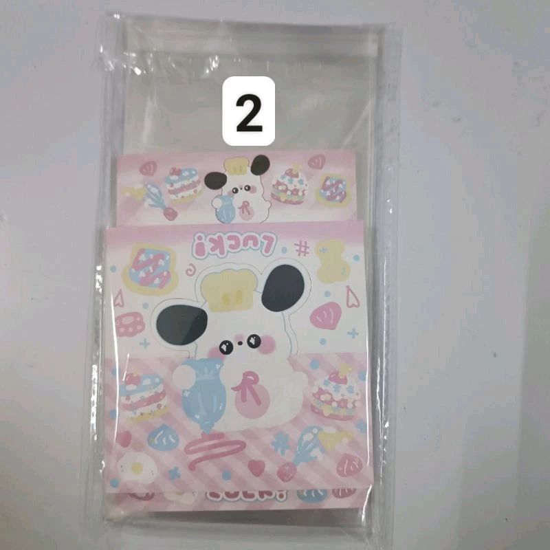 Combo 10 Sét Gồm Đầu + Bìa +Túi Bóng Kính Dùng Để Gói Hàng , Đựng Card Phong Cách Y2K