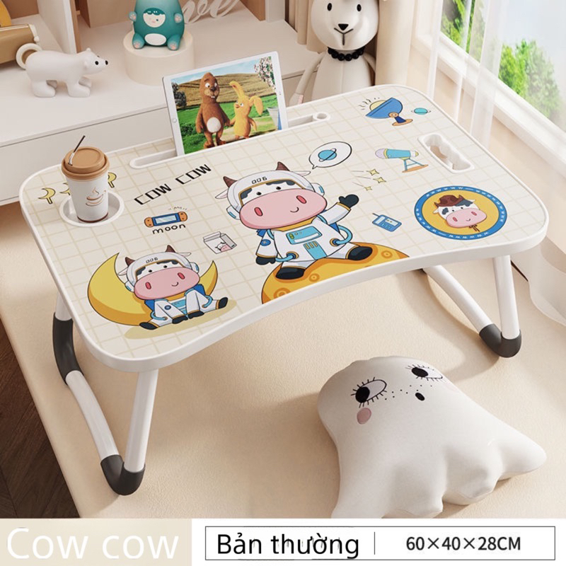 Bàn Học Gấp Gọn Thông Minh Có Khe Cắm Cho Máy Tính Bảng và Laptop - bàn học IPad.