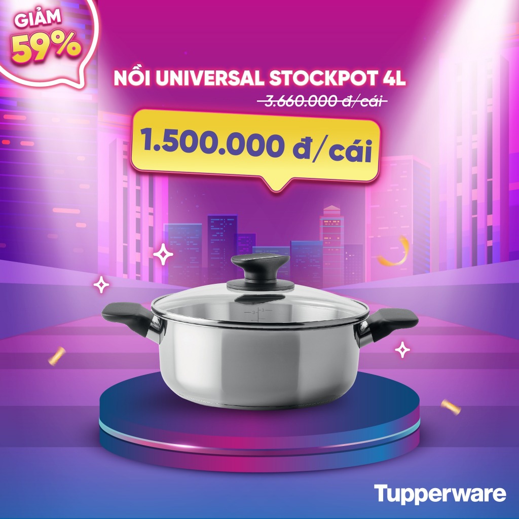 Nồi Tupperware Universal Stockpot 4L