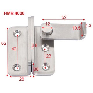 {Hỏa tốc HCM} Chốt Bass Cửa Lùa inox 304 - 4006
