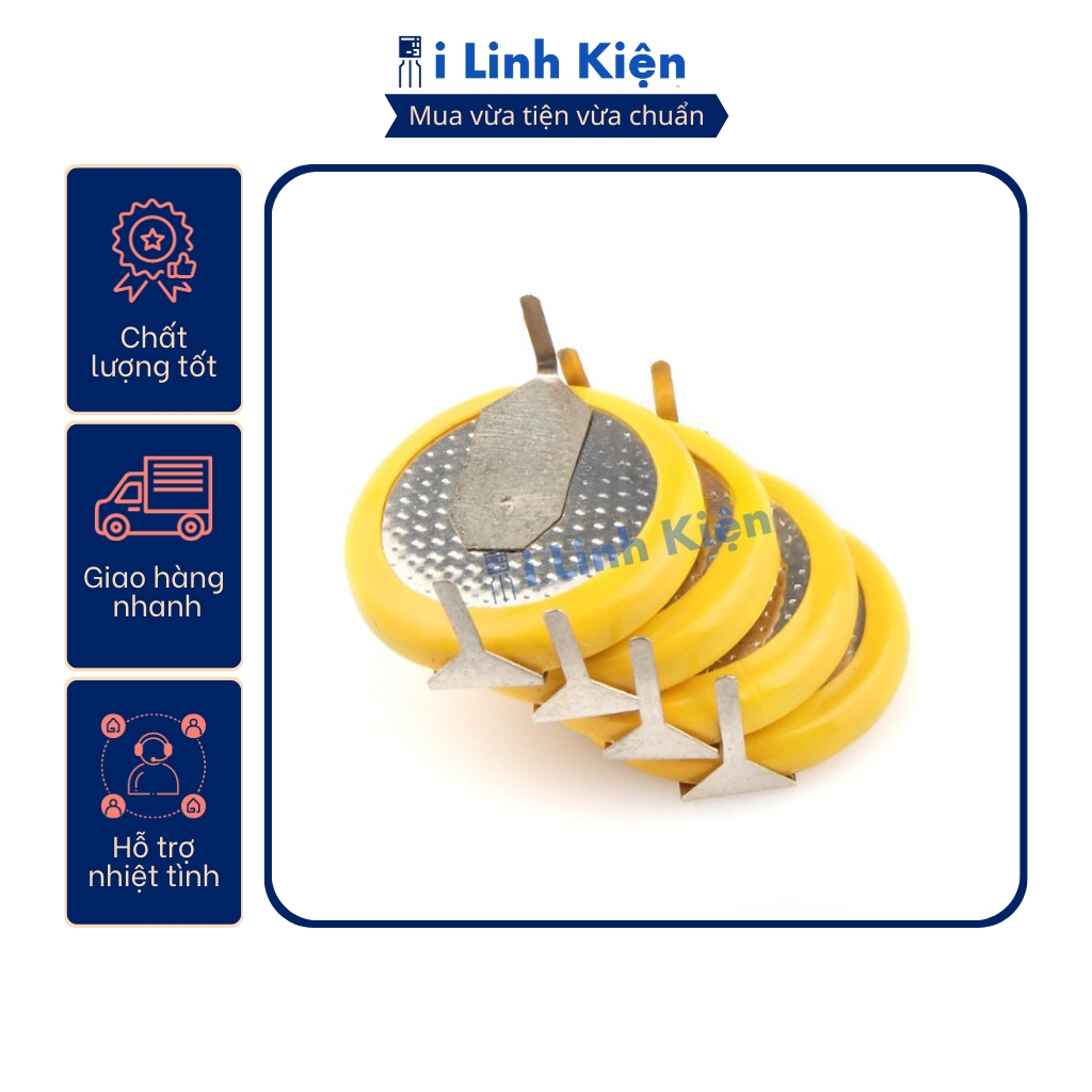 Pin CR1220 hàn mạch chân nằm chất lượng tốt