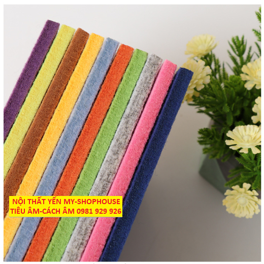 Tấm tiêu âm.Cách âm Sonic Polyester Chống cháy.size 40*50cm dày 9mm