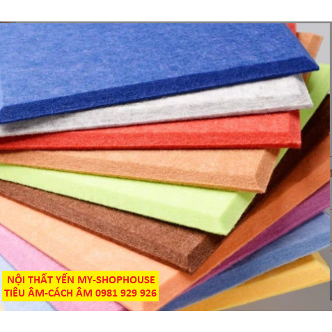 Tấm tiêu âm.Cách âm Sonic Polyester Chống cháy.size 40*50cm dày 9mm