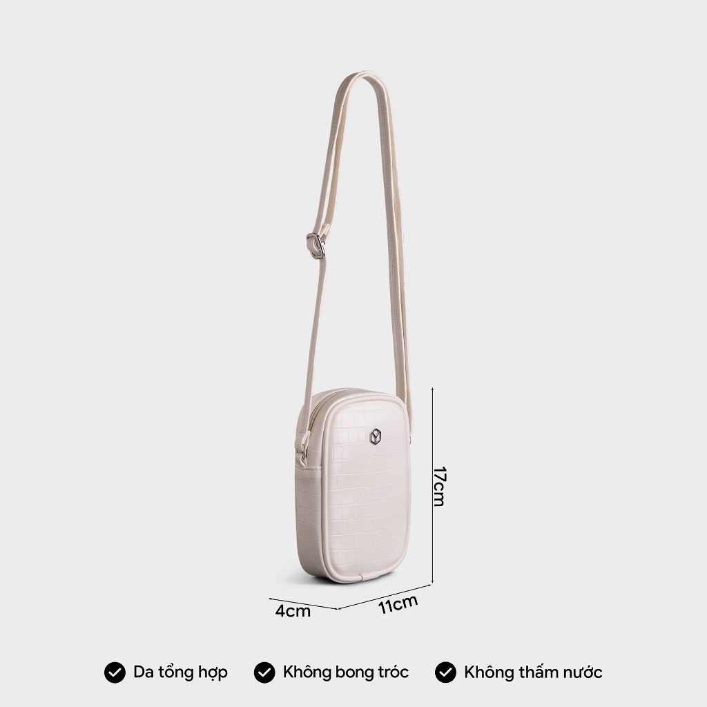 Túi đeo chéo da nữ họa tiết thời trang sành điệu Yuumy YN187