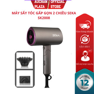 Máy sấy tóc mini SEKA SK-2008 gấp gon,tạo kiểu công suất lớn 2200W sấy 2 chiều nóng và lạnh