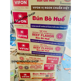 Thùng Phở bò - Gà/ Bún giò heo/Bánh đa cua/bò huế/bánh đa cua/ Bún riêu cua Vifon thùng 30gói /1thùng x 65g