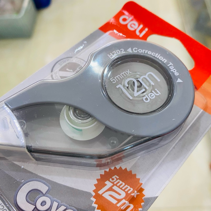 Bút xoá kéo băng xoá kéo Deli cao cấp 5mm x 12m
