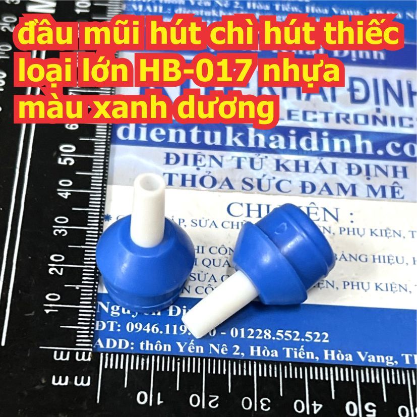 Hút chì hút thiếc loại lớn HB-017 nhựa màu xanh dương kde2409