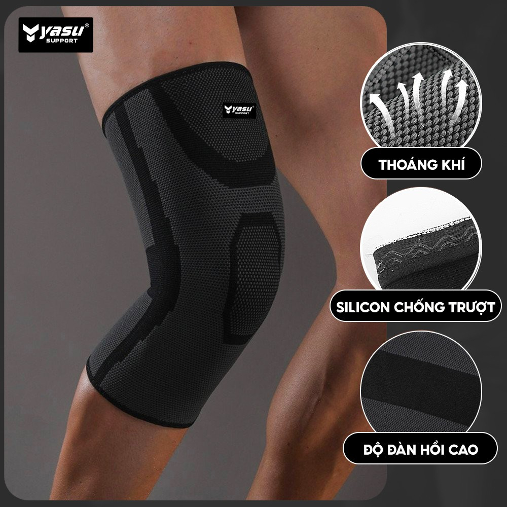 Băng gối bóng đá,chạy bộ vải dệt kim 3D cao cấp YASU 7718B