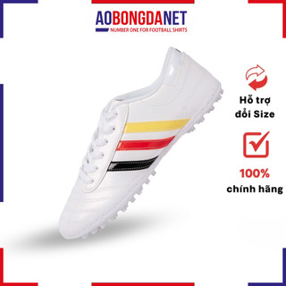 Giày đá bóng 3 sọc wika khâu full đế, giày bóng đá bata wika ultra chất liệu cao cấp khâu đế