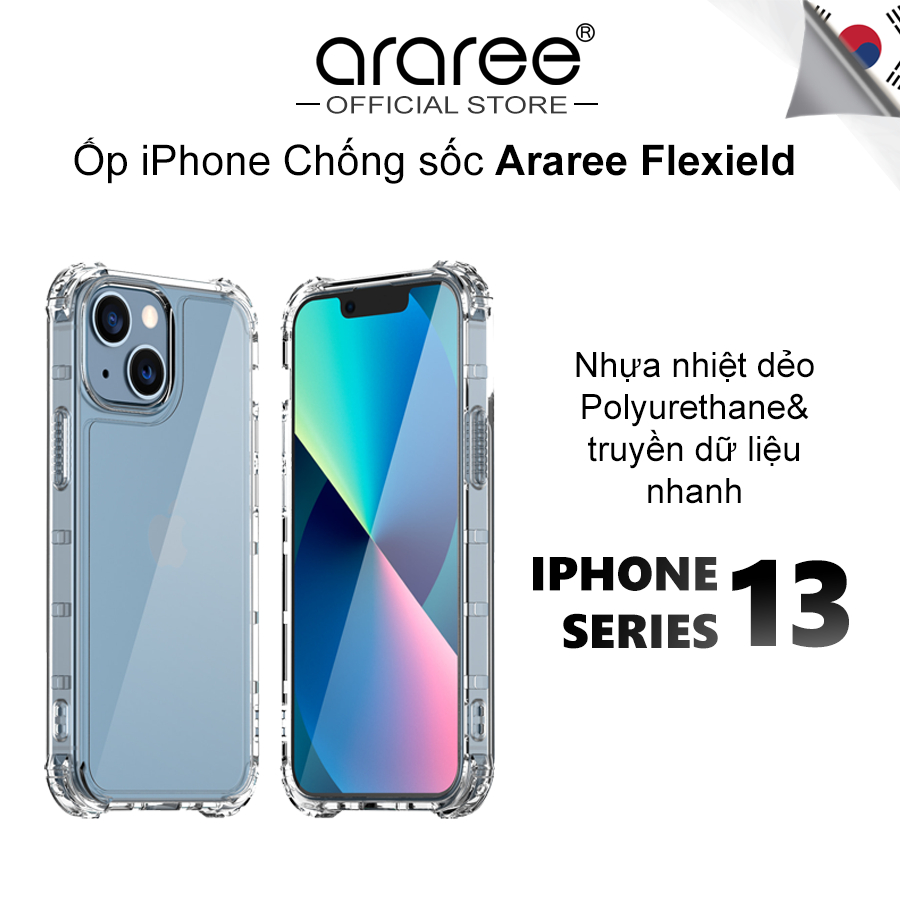 Ốp Iphone Chống Sốc Araree Flexield iphone 13 / 13 Pro / 13 Pro Max