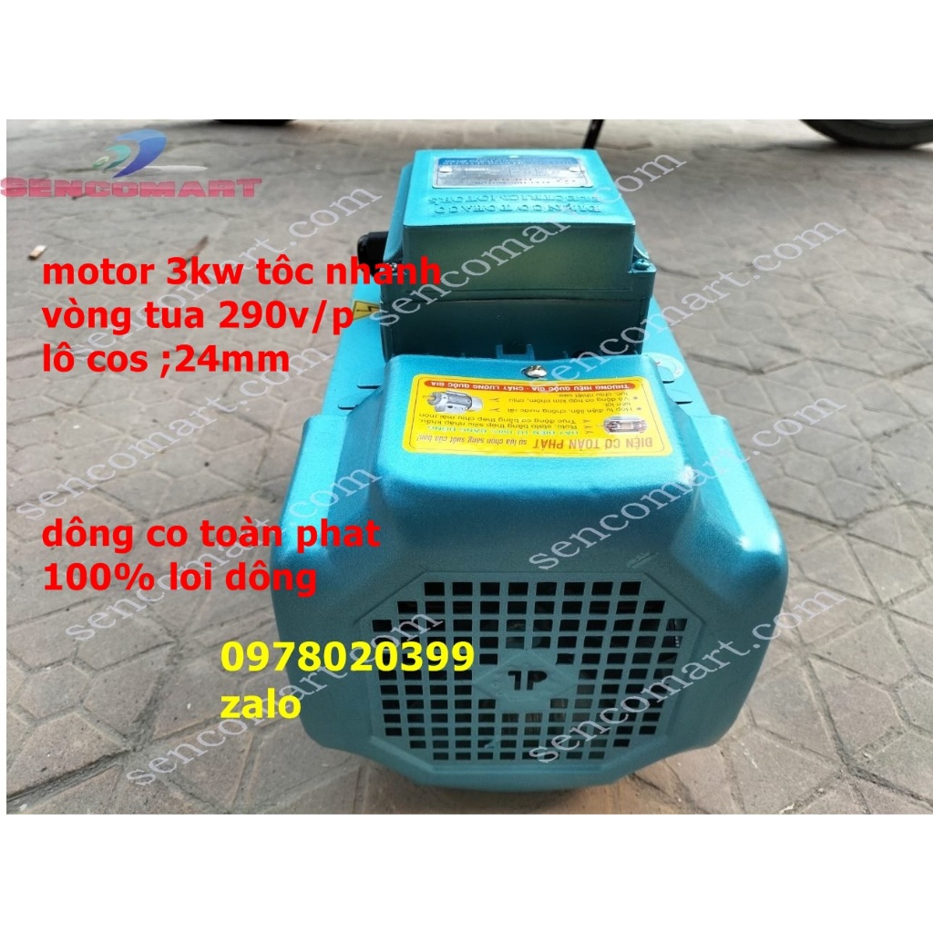 Mô tơ điện, động cơ điện 3kw , 2900 vòng/ phút