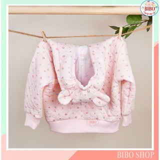 Áo Khoác Sơ Sinh Nỉ Trần Bông Ấm Cho Bé_Áo Khoác FN