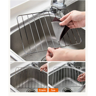 Miếng bọt biển thần kì dùng để lau chùi nồi chảo đa năng tiện dụng