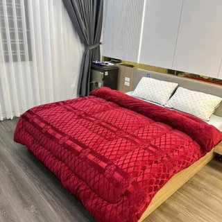 Chăn lông thỏ COCO chính hãng cao cấp kích thước 2m x 2m3 nặng 4kg,chăn đại hàn COCO dày siêu ấm