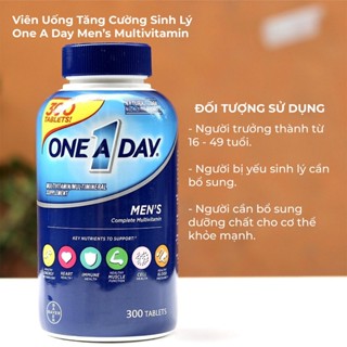 Vitamin tổng hợp cho nam One A Day Men s Bayer 300 viên giúp cơ thể khỏe