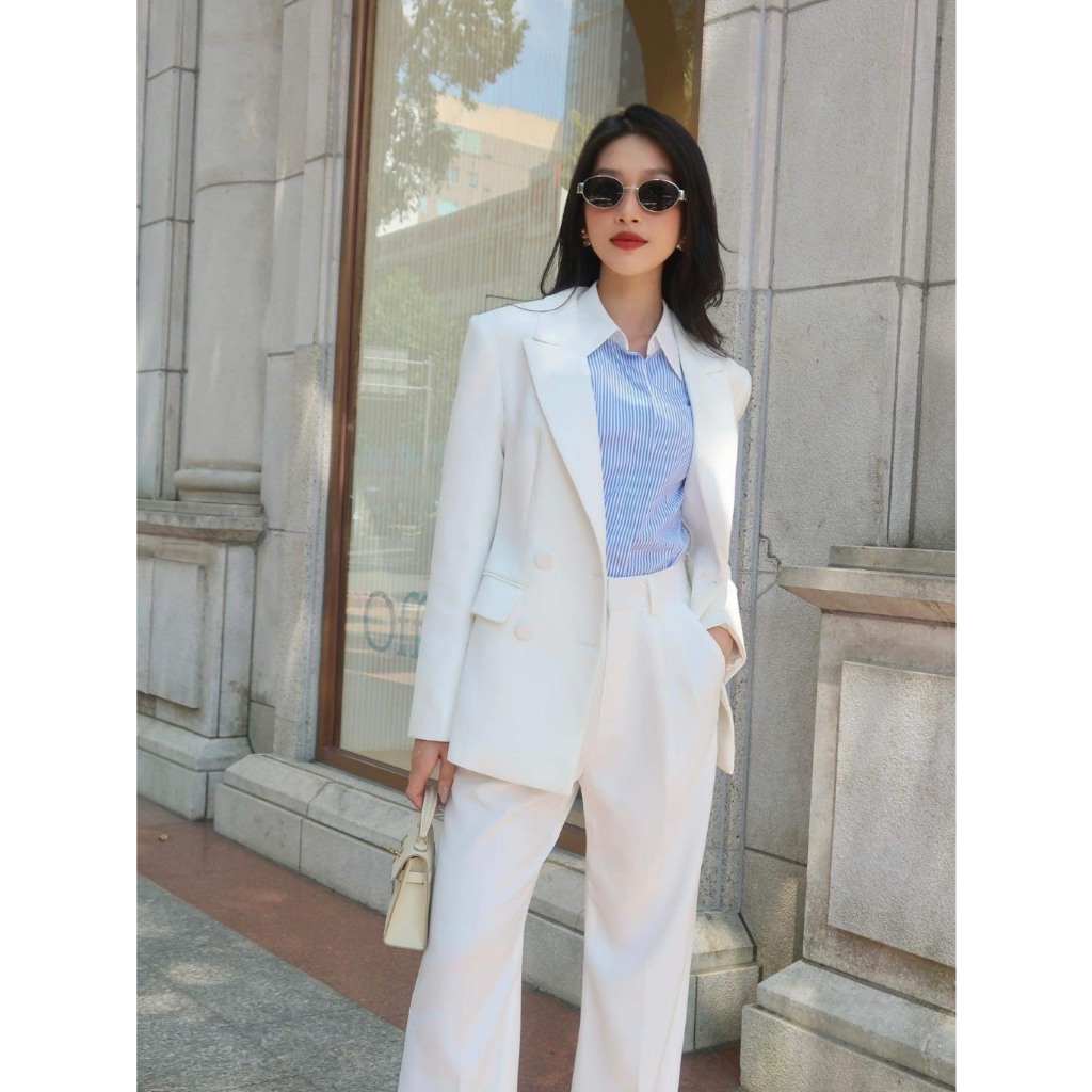 Áo vest Tuxedo White Label Blazer HUONG BOUTIQUE HBVEST233