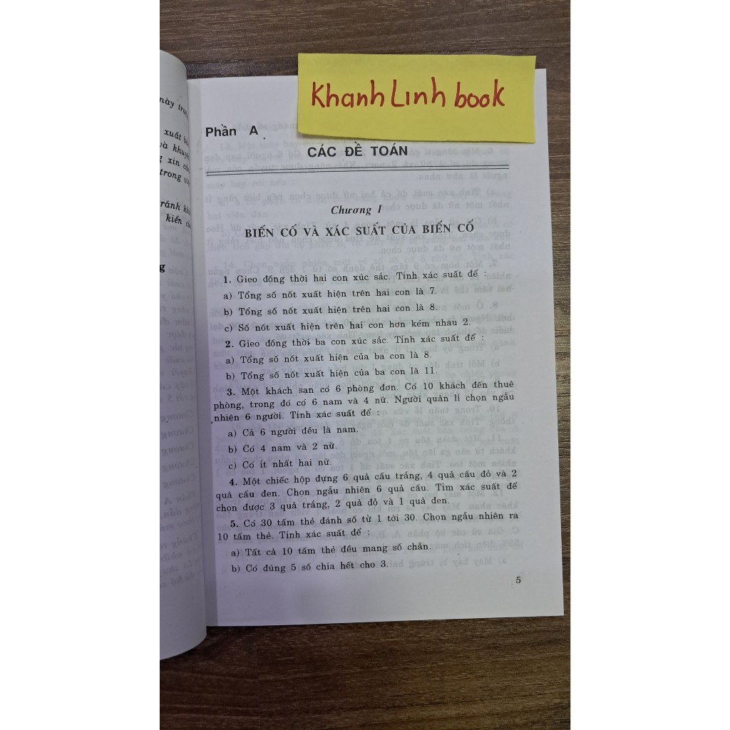 Sách - Bài Tập Xác Suất