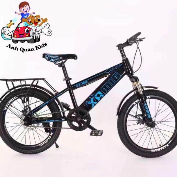 Xe đạp thể thao cho trẻ em và người lớn Xaming cao cấp có giảm sóc phanh đĩa trước sau Anh Quân Kids