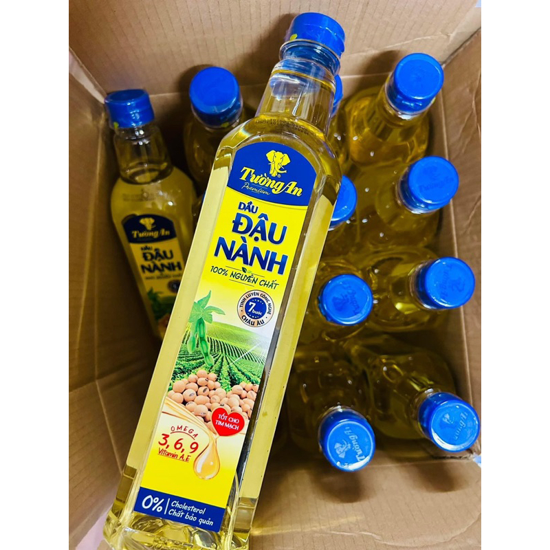 Dầu ăn  đậu nành Tường An 1L,Tường An cooking oil 1L