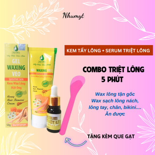 Kem tẩy lông Tặng kèm Serum tinh chất triệt lông vĩnh viễn chính hãng Ngân Bình
