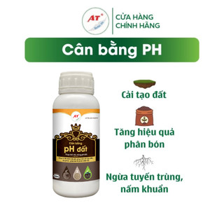Chế phẩm sinh học thay vôi nâng pH đất, cải tạo phục hồi rễ, hạ phèn trong đất - Cân bằng pH 500ml