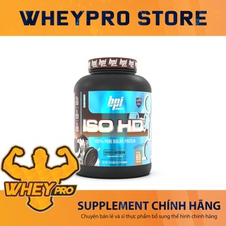 Bpi iso hd isolate protein whey sữa tăng cơ, phát triển cơ bắp nhanh - hộp 2,3kg - 5 lbs