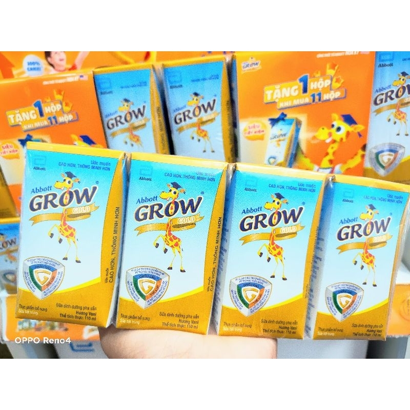 Lốc sữa Grow gold Abbott 110 180ml