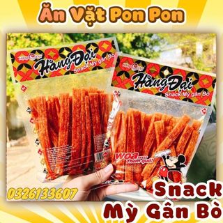 Snack mỳ gân bò hằng đại ăn cùng pon pon