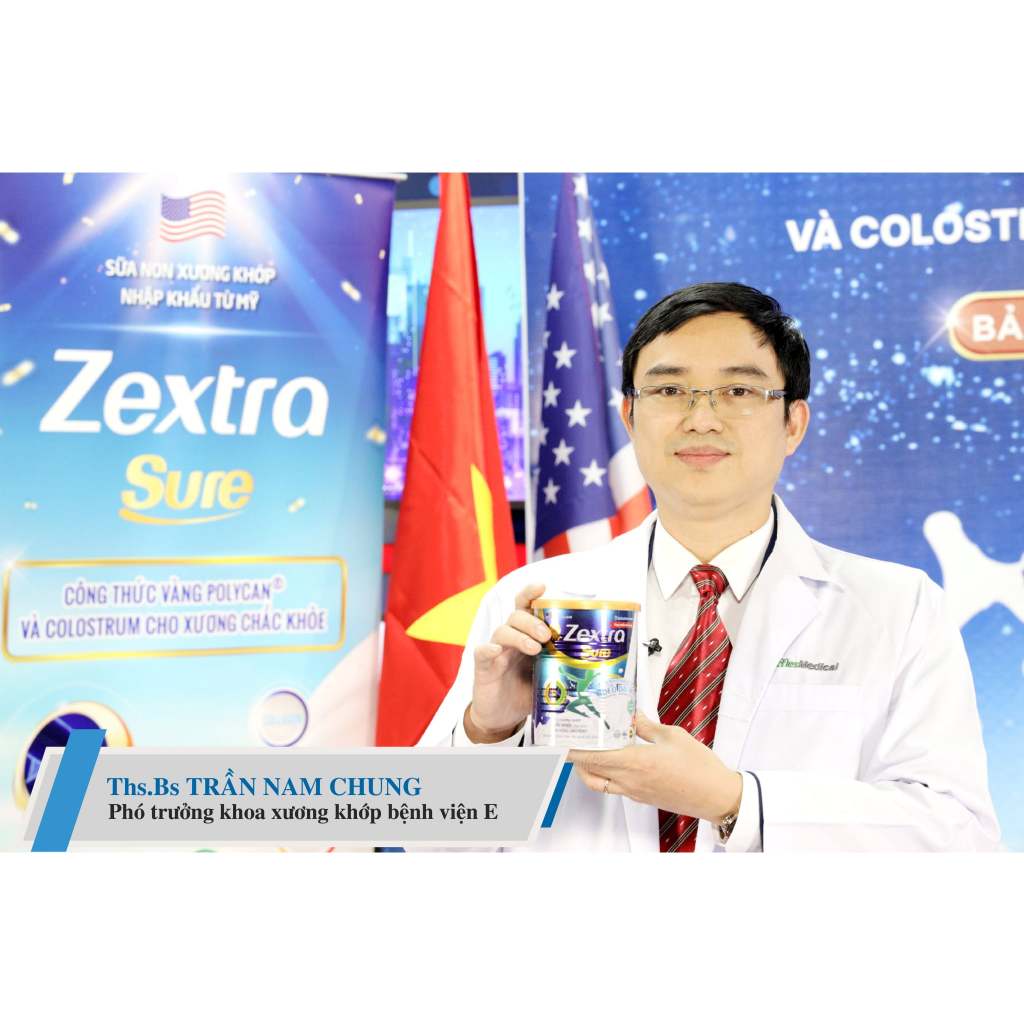 Combo 2 Hộp Sữa Non Zextra Sure Công Thức Vàng Hỗ Trợ Sức Khoẻ Xương Khớp