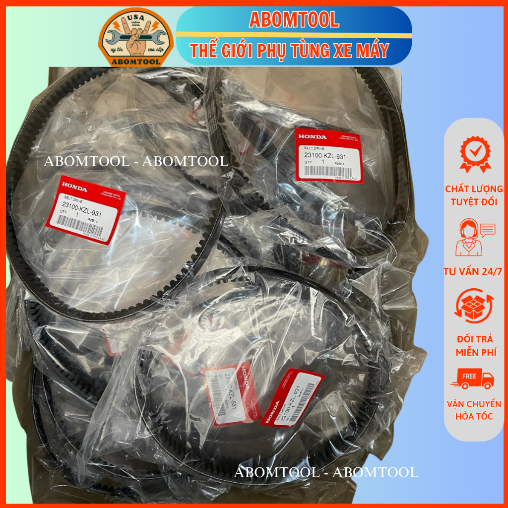 Dây Curoa Vision cũ KZL BANDO, dây đai chuyển động Vision cũ mã KZL BANDO ABOMTOOL