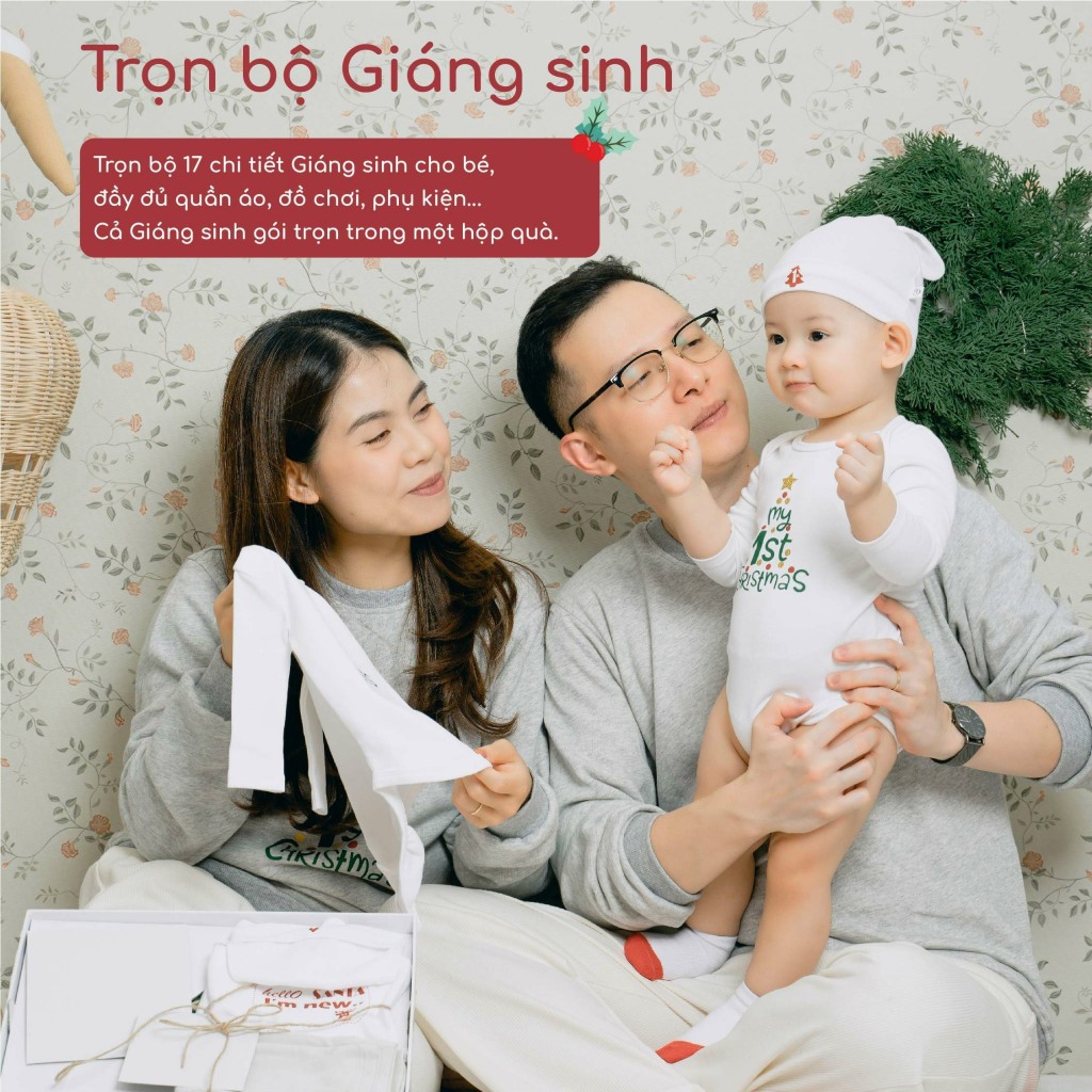 Set hộp quà Giáng Sinh cho bé gồm 17 chi tiết Miracle GCT600001 BU