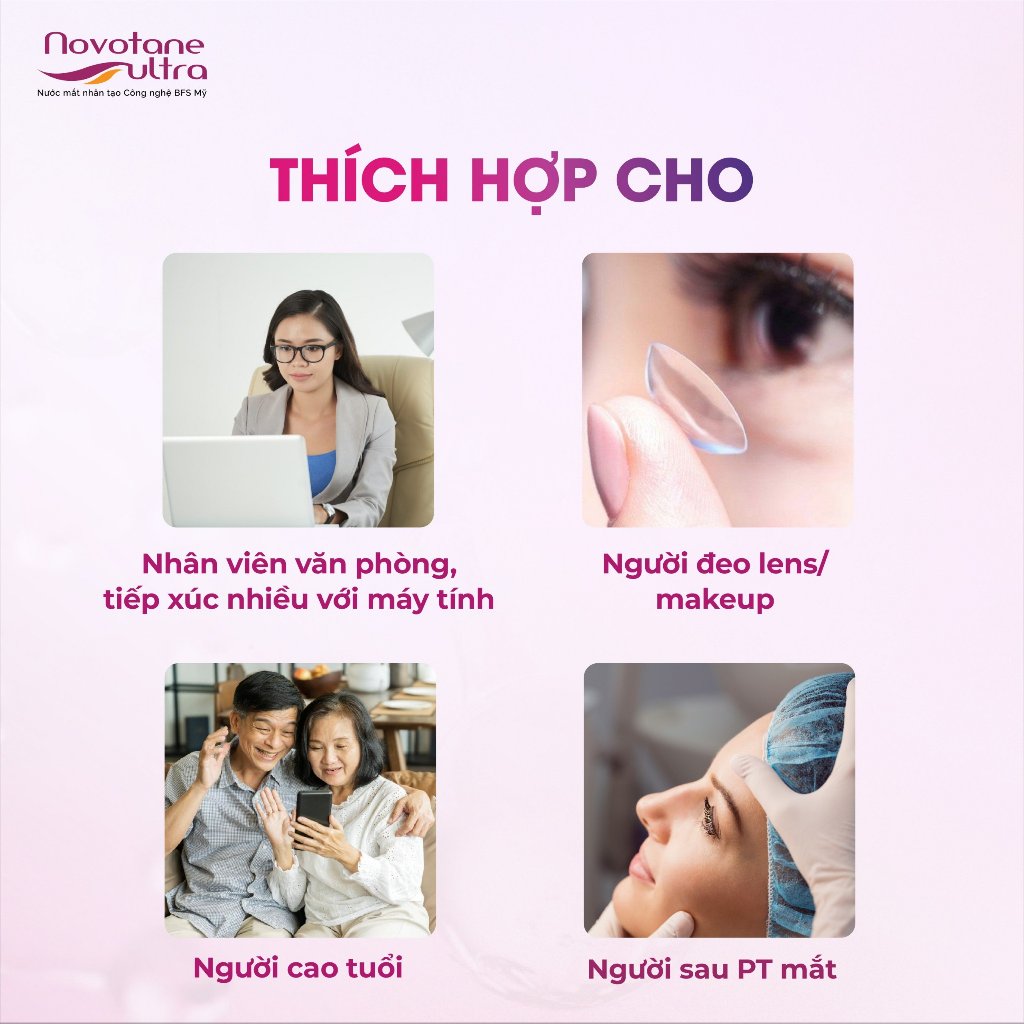Mua 2 Nước Nhỏ Mắt 5ml Novotane Ultra Tặng 1 Hộp Khăn Giấy Cao Cấp Novotane
