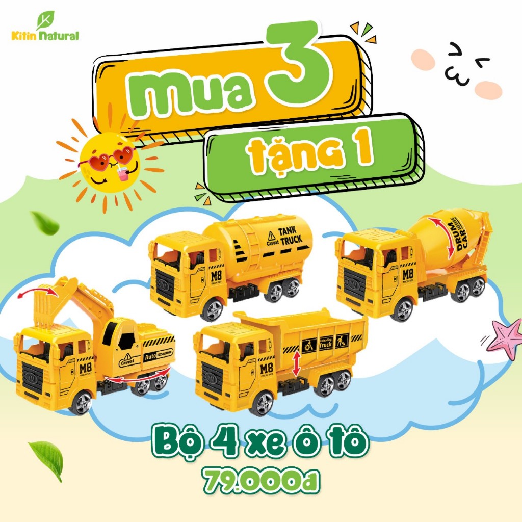 Tã/Bỉm Kitin Natural size NB56/S50/M44/L40,Sản Phẩm Đến Từ Thiên Nhiên,An Toàn Cho Bé