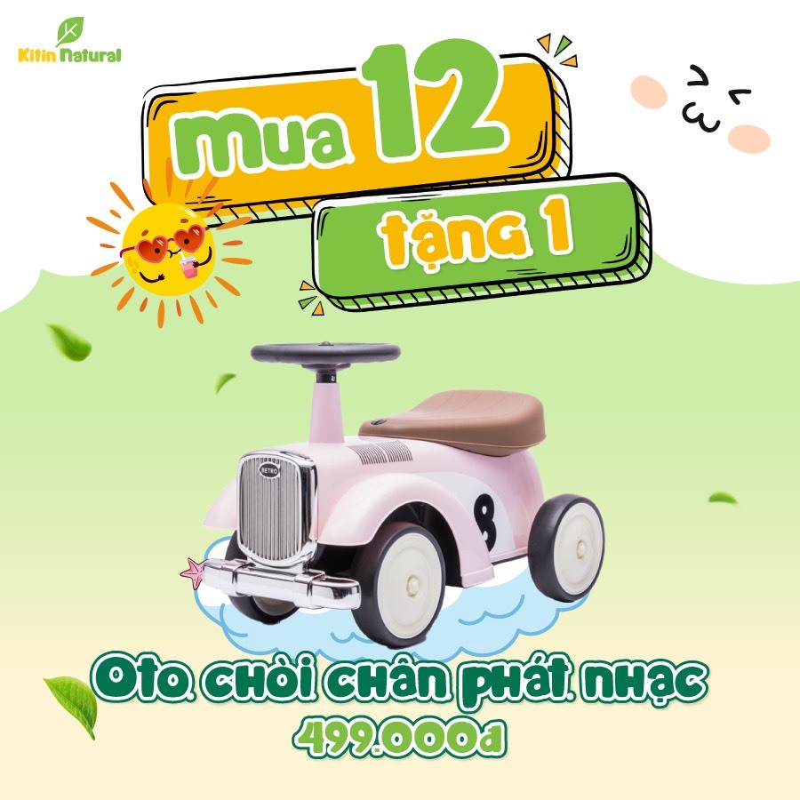 Tã/Bỉm Kitin Natural size NB56/S50/M44/L40,Sản Phẩm Đến Từ Thiên Nhiên,An Toàn Cho Bé