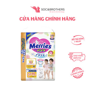 Bỉm quần Merries Jumbo cho bé