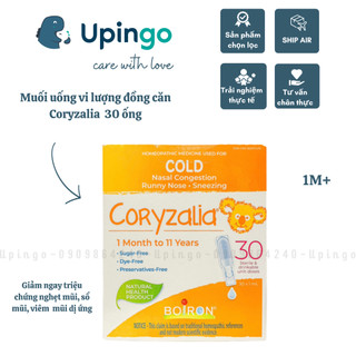 Muối Uống Hết Sổ Mũi Cho Bé Boiron Coryzalia Cold Canada