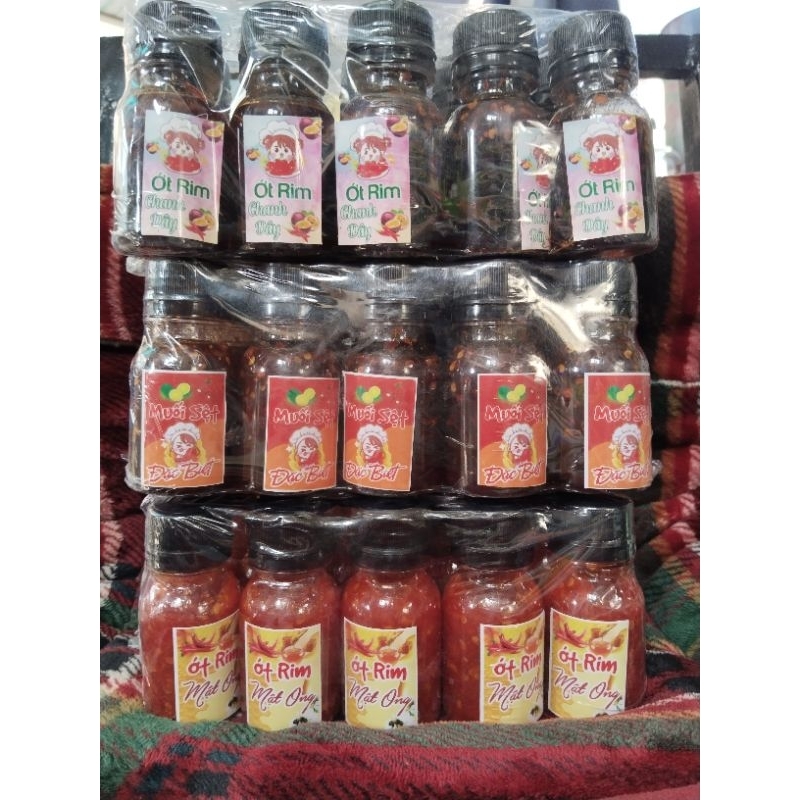 ỚT RIM CHANH DÂY/ ỚT RIM MẬT ONG/ MUỐI SỆT - SIÊU PHẨM SỐT CHẤM ĐẬM VỊ