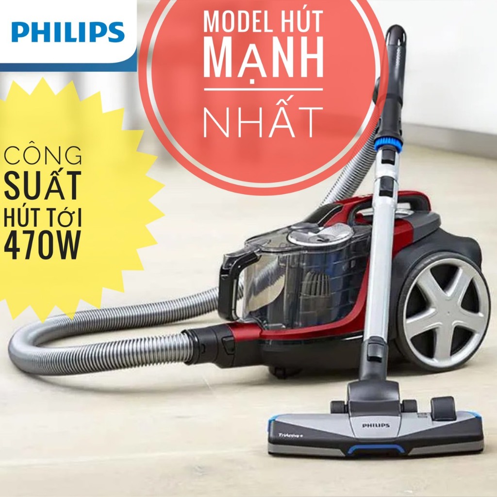MÁY HÚT BỤI PHILIPS POWERPRO EXPERT FC9735 CÔNG SUẤT HÚT TỚI 470W ,BẢO HÀNH 2 NĂM
