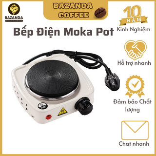Bếp điện mini 500W dùng ấm pha cà phê Moka pot, pha trà, nấu ăn