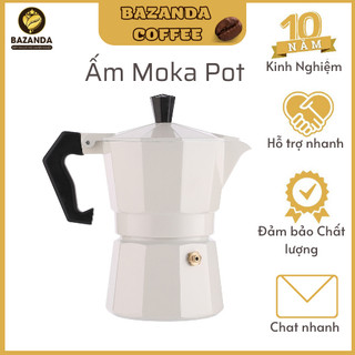 Ấm pha cà phê Moka,bình pha cà phê kiểu Ý