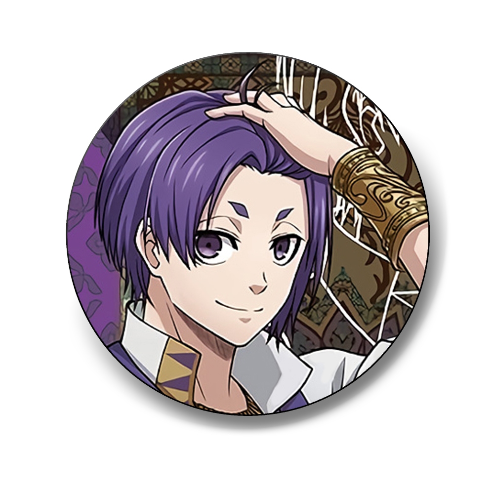 Huy hiệu BLUE LOCK ver ALIBABA in hình manga anime chibi quà tặng xinh xắn độc đáo ghim cài áo cặp sách