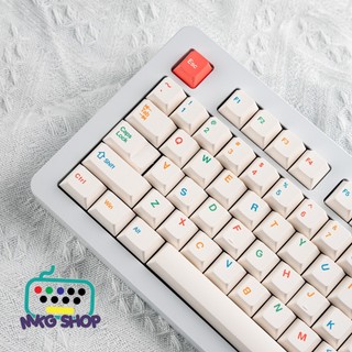 Keycap Cool kids | PBT in nhiệt dyesub | cherry profile |140 nút bàn phím cơ rẻ đẹp