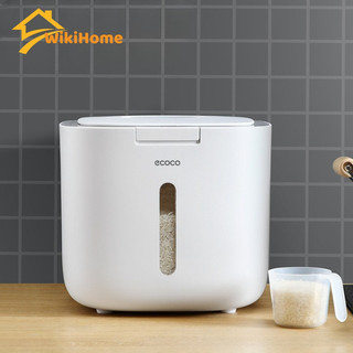Thùng đựng gạo Ecoco 10kg chống ẩm chống mối mọt cao cấp, thùng đựng gạo kháng khuẩn cao cấp tiện dụng