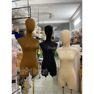 (HOẢ TỐC) Manocanh vải thun có đầu siêu bền, chắc chắn (size s)