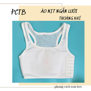 Phong Cách TomBoy [ Áo Lưới Kèm Nịt Định Hình Ngực Phẳng ]