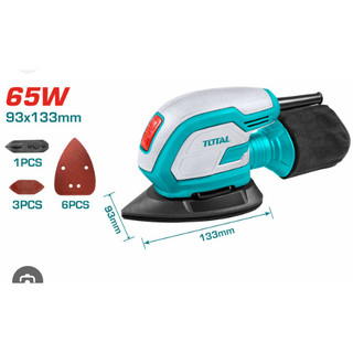 Máy chà nhám cọ 65W Total TMS6505
