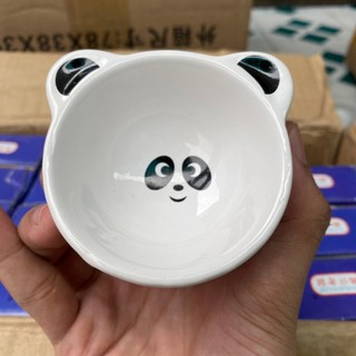 Chén ăn hamster hình thú chất liệu sứ sơn bóng cao cấp