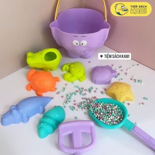 Đồ chơi xúc cát bãi biển cho bé bé vui chơi, vận động